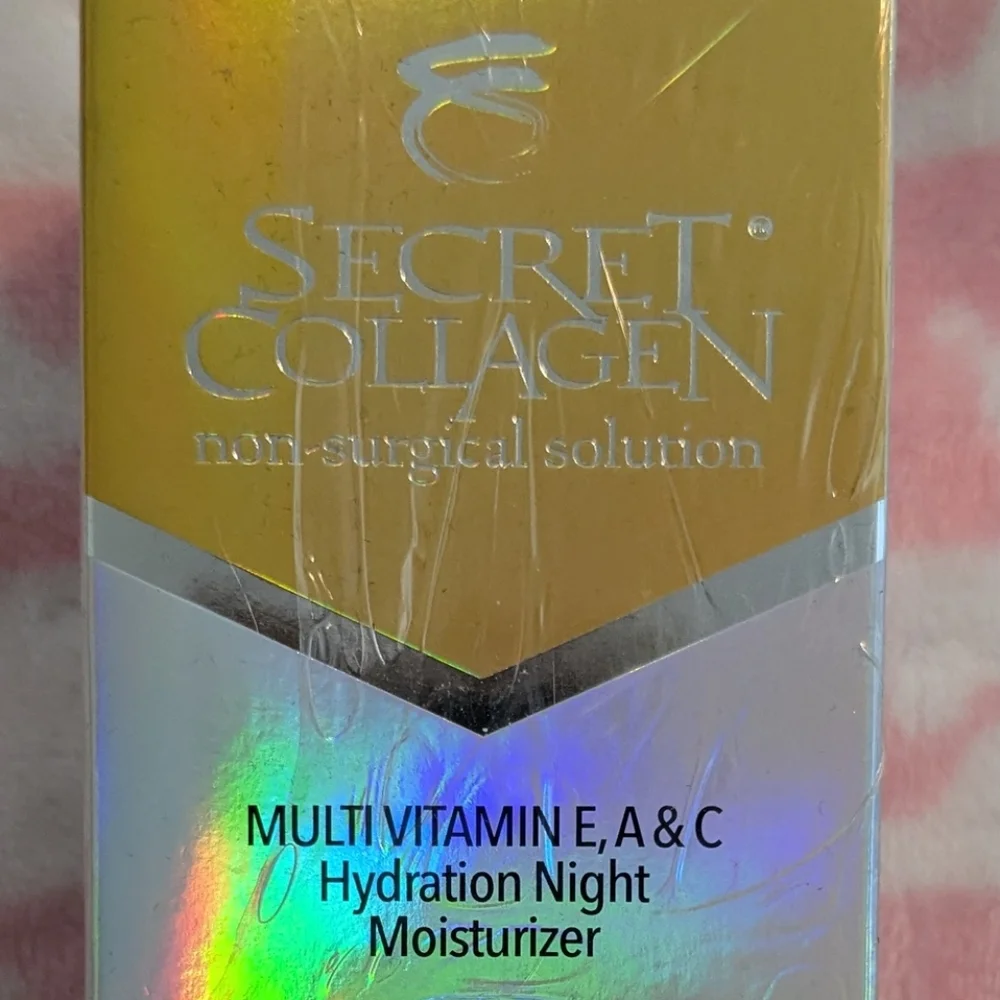 Multivitamin E, A & C Night Moisturizer And Rosemary Mint Soap Secret Collagen